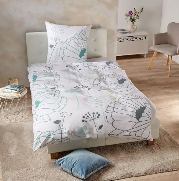 Traumschlaf Frottee Bettwäsche Moni grün